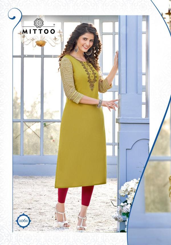 Mittoo Prince Designer Stright Cut Kurtis Collection